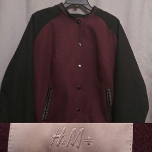 H&M Dark Red/Burgundy Size 18 Jacket